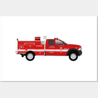 LAFD Fast Response Truck Posters and Art